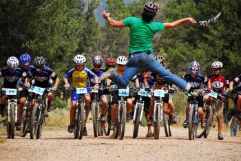 The start of the 2007 Middle School State Champs at the Factory Trails in Durango. 