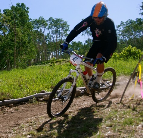 First Coach Chad came down the mountain and won the Open Mens class