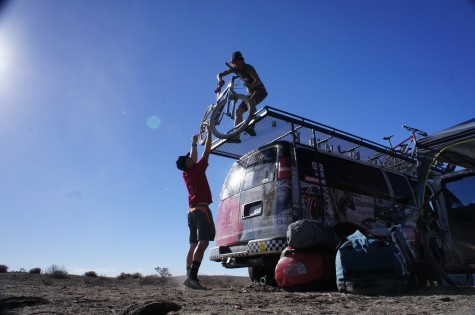 Loading the van