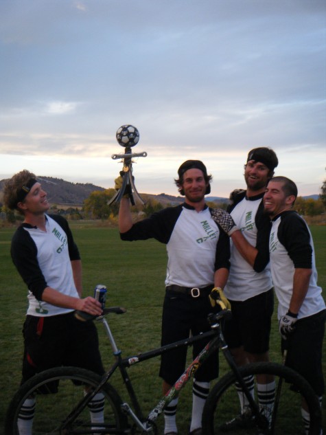 Coaches Jon Bailey, 2nd from left and Chad Cheeney, 3rd from left, take the 2010 Western States Polo Championship in Fort Collins, Colorado