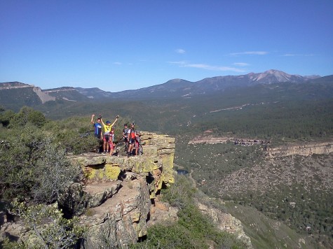 The U19ers and former U14 Coach Scott take in the view from atop Animas Mountain at practice this tuesday. The Devo teams will be competing in the Colorado State Championships this weekend. Wish em luck!