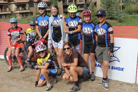 The U14ers pose after their Championship race.