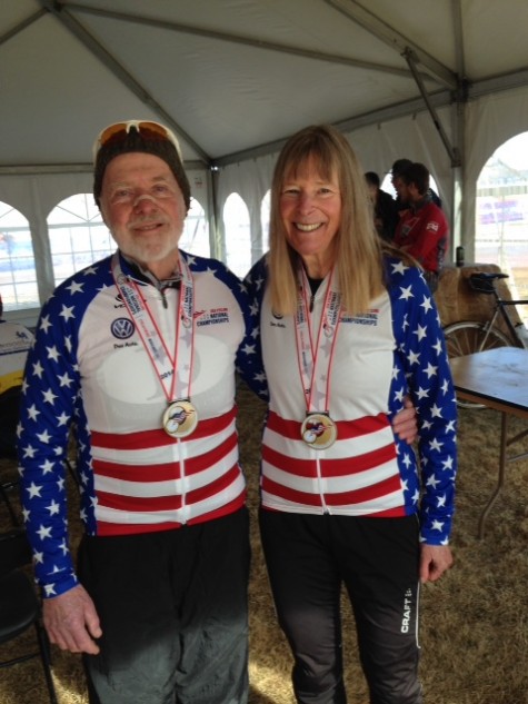 Martha Iverson and Walt Axthelm, your 2014 National Champions of Cyclocross.