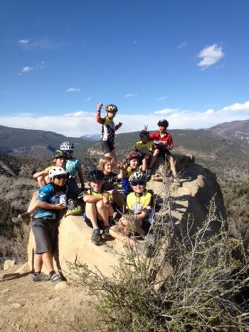 Last night's Devo Jr Adv ride on top of Hog's Back