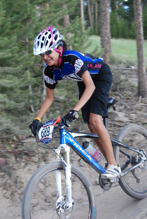 Kaylee on her way to winning the 2009 USA National Championships in the Under 14 Girls.